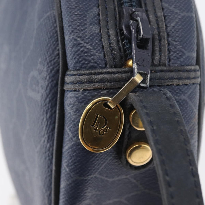 Christian Dior Vintage Honeycomb Shoulder Bag Canvas