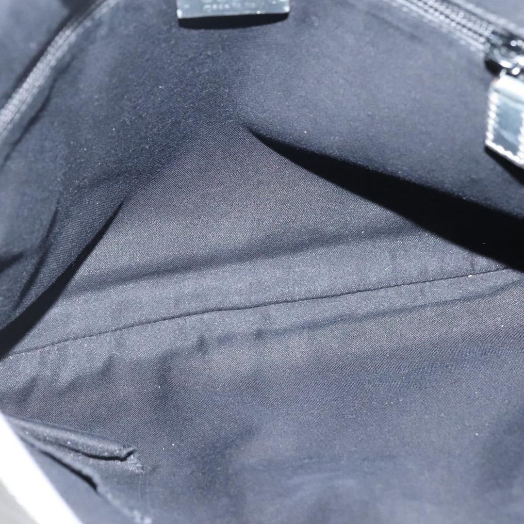 Gucci Zip Messenger Bag GG Canvas with Perforated Leather