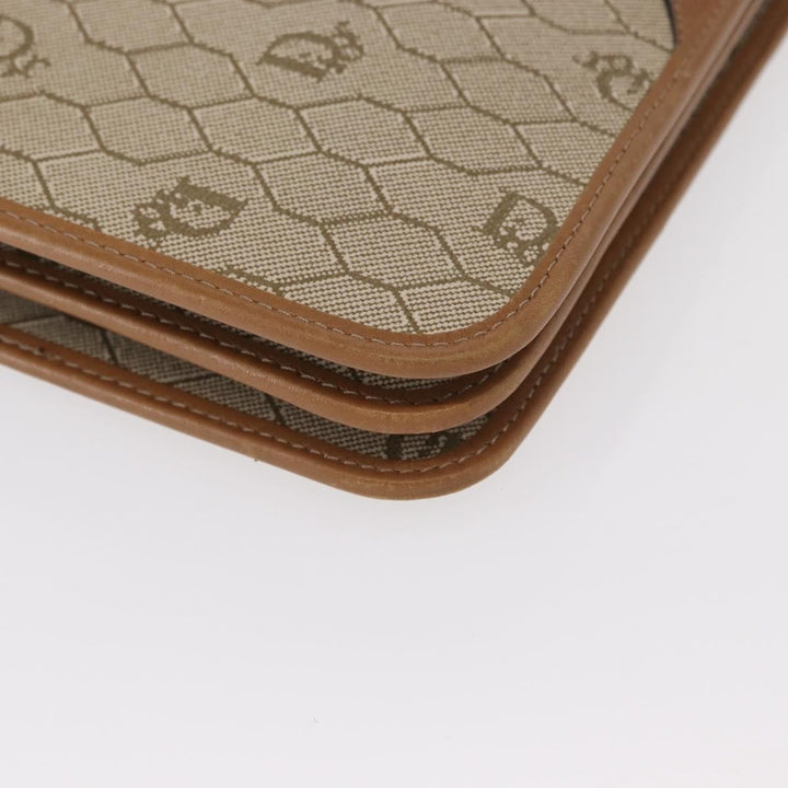 Christian Dior Vintage Honeycomb chain Canvas