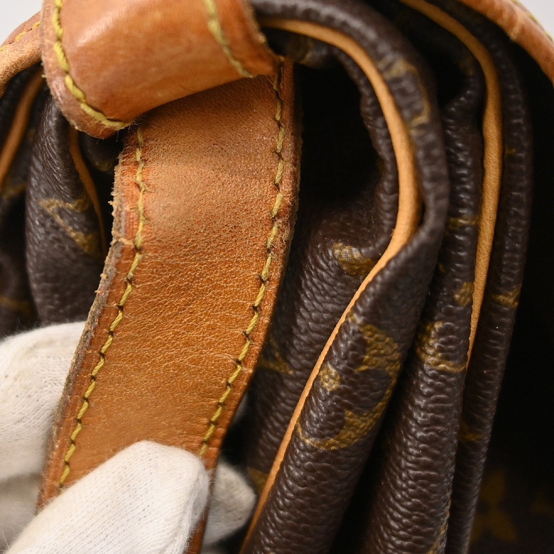 Louis Vuitton Saumur Handbag Monogram Canvas