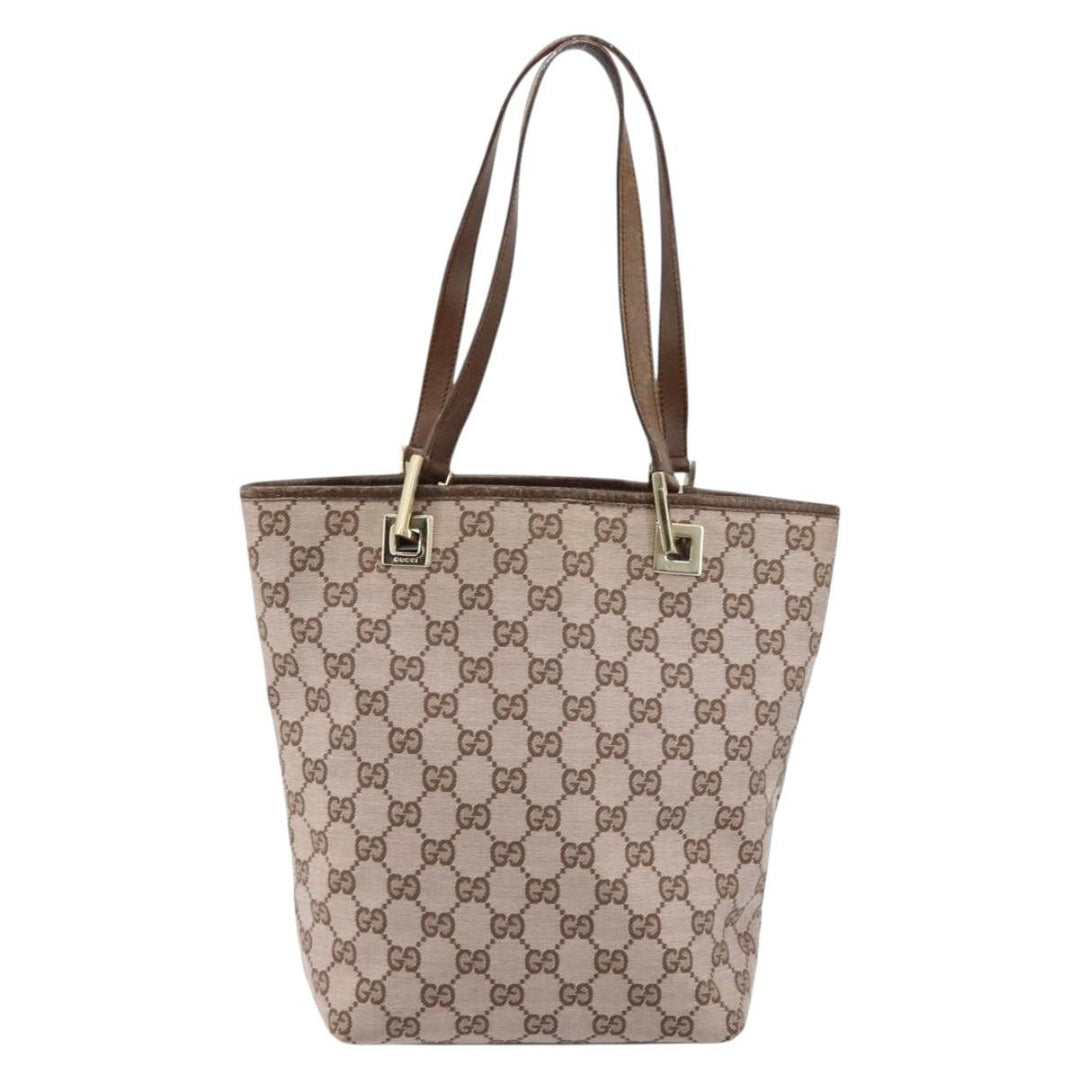 Gucci Vintage Bucket Shopping Tote GG Canvas