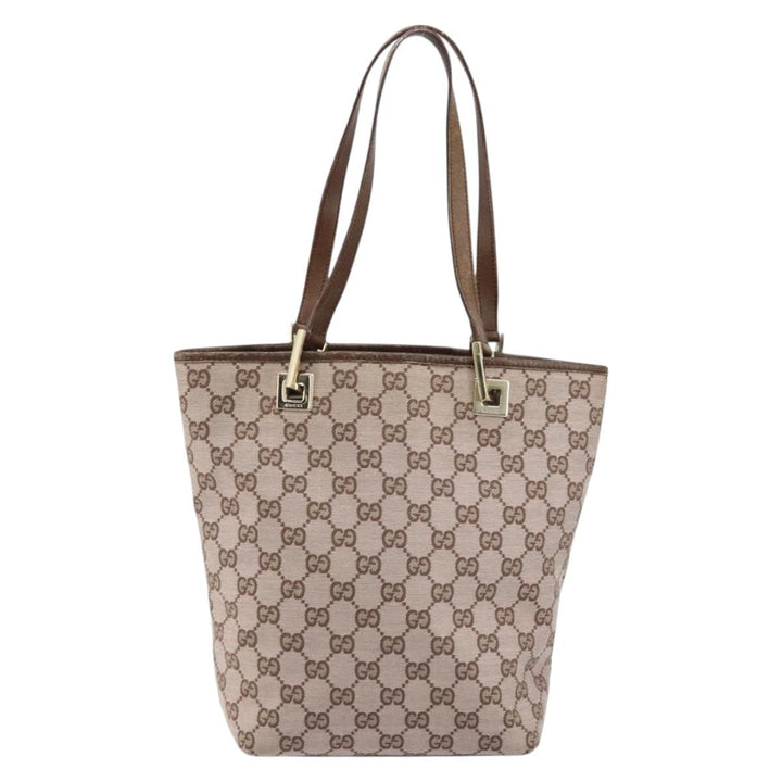 Gucci Vintage Bucket Shopping Tote GG Canvas