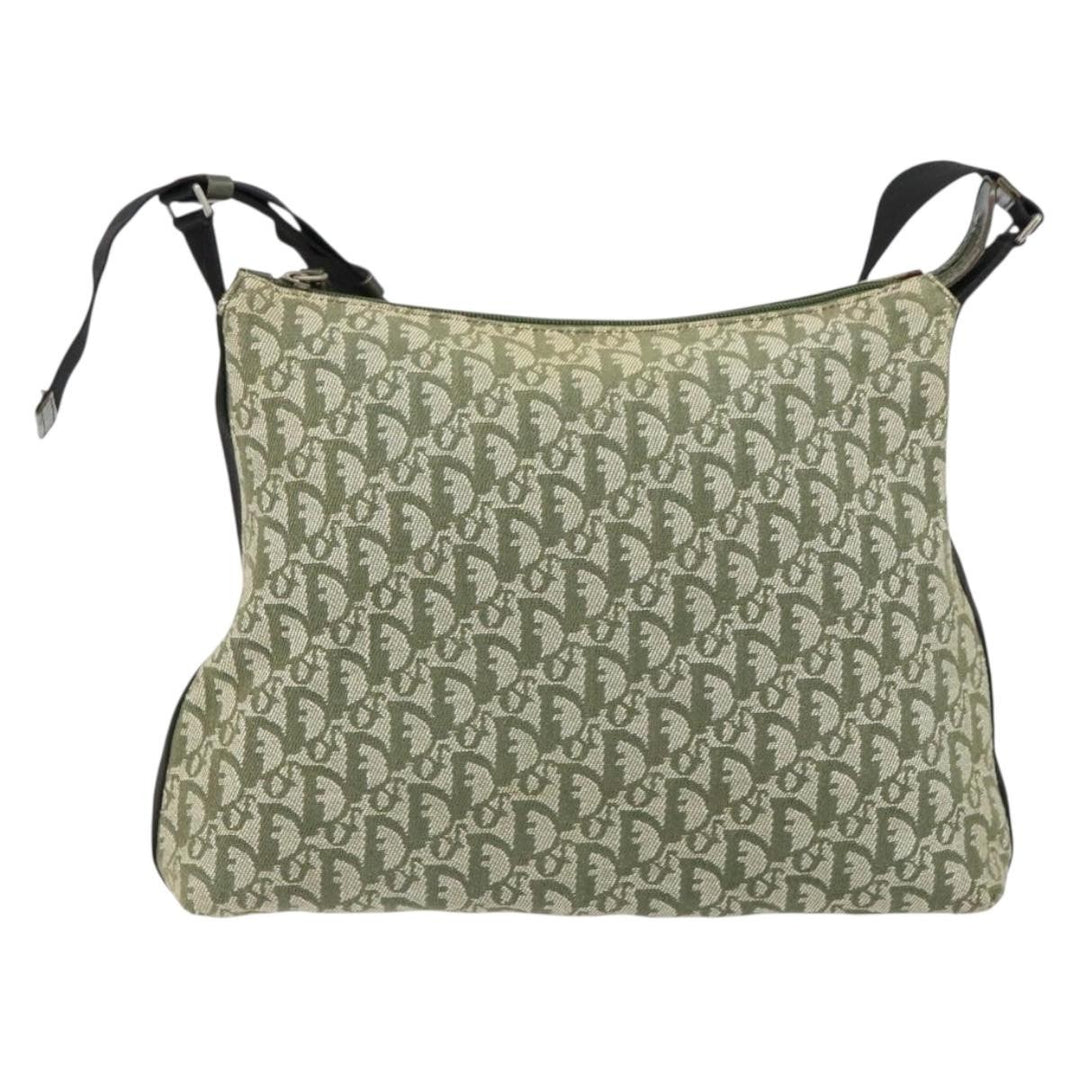 Christian Dior Vintage Trotter Shoulder Bag Canvas