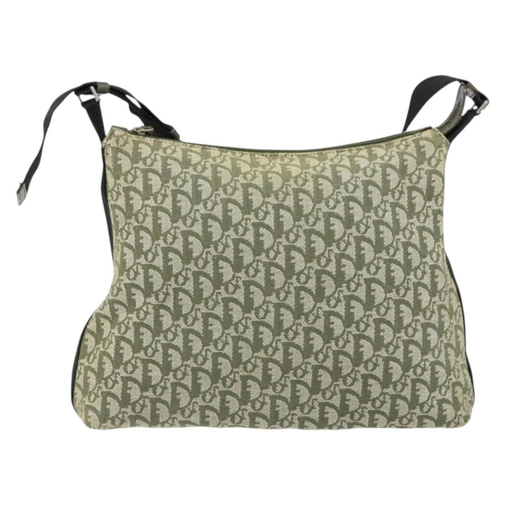 Christian Dior Vintage Trotter Shoulder Bag Canvas