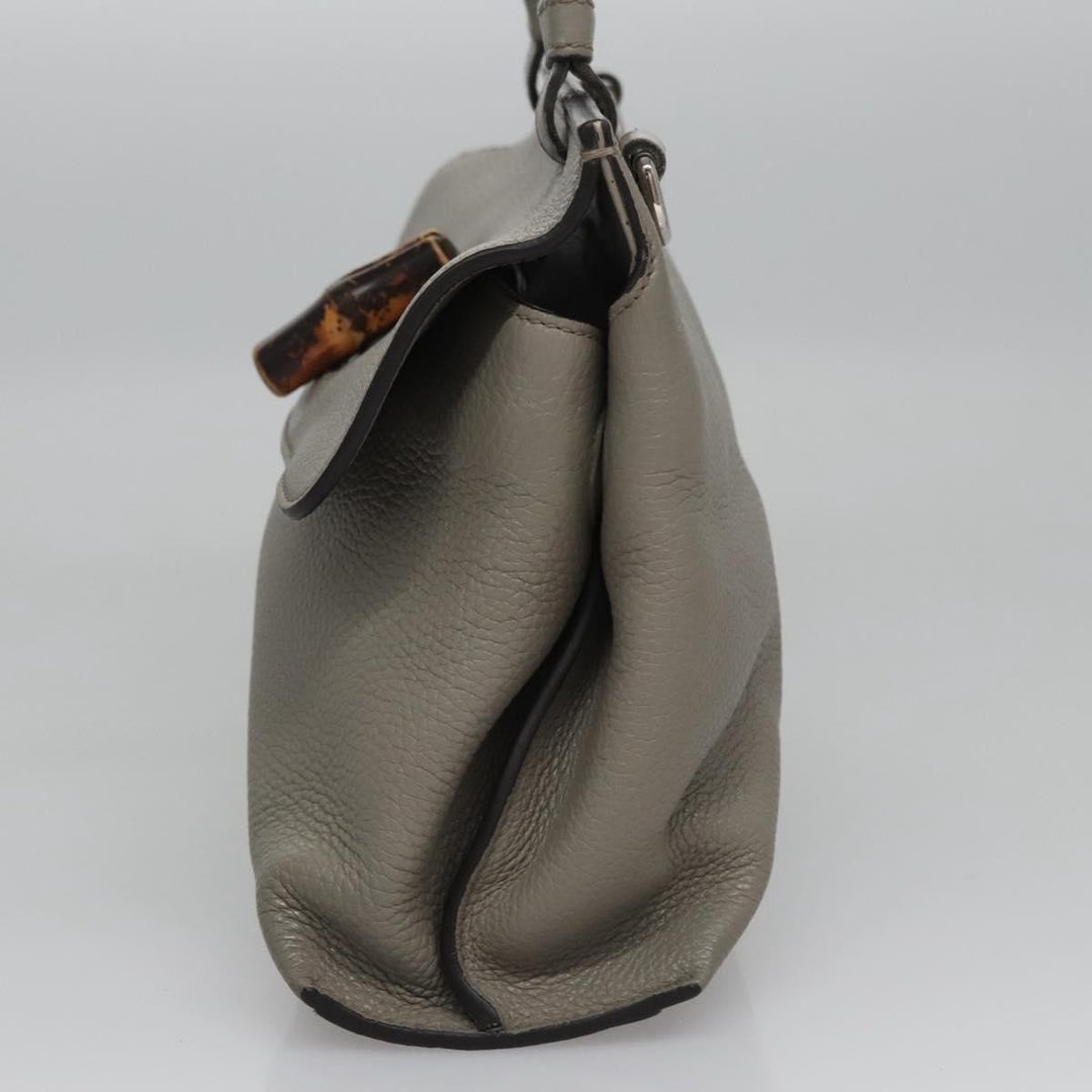 Gucci Bamboo Daily Top Handle Bag Leather