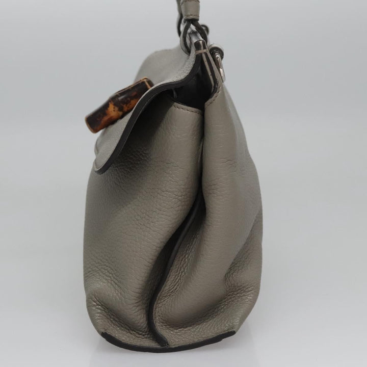 Gucci Bamboo Daily Top Handle Bag Leather
