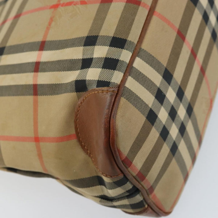 Burberry Nova check Shoulder bag Canvas and Leather