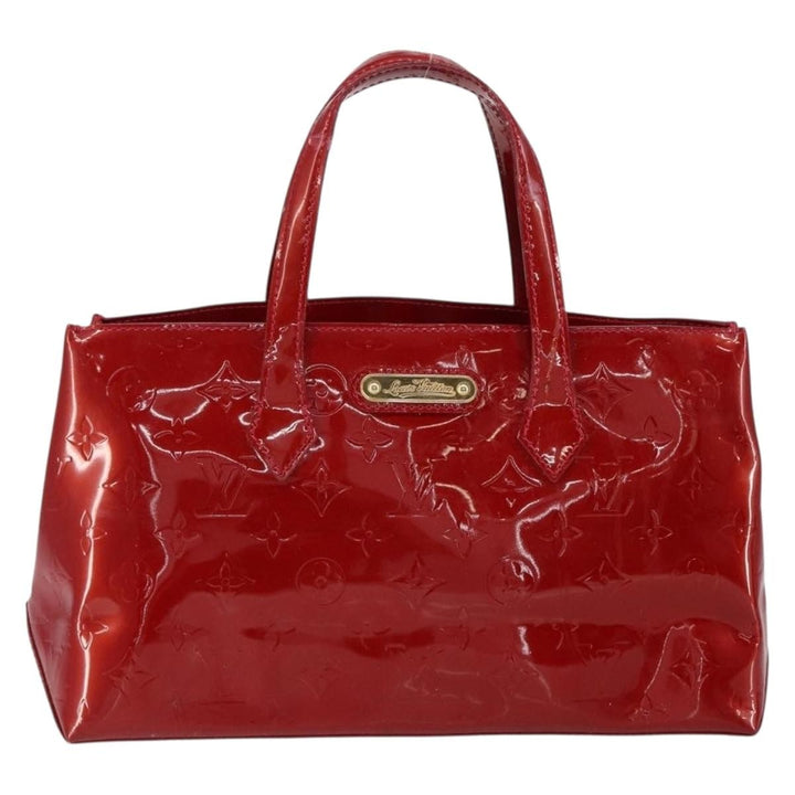 Louis Vuitton Wilshire Handbag Monogram Vernis