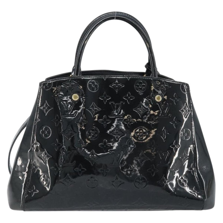Louis Vuitton Montaigne Handbag Monogram Vernis