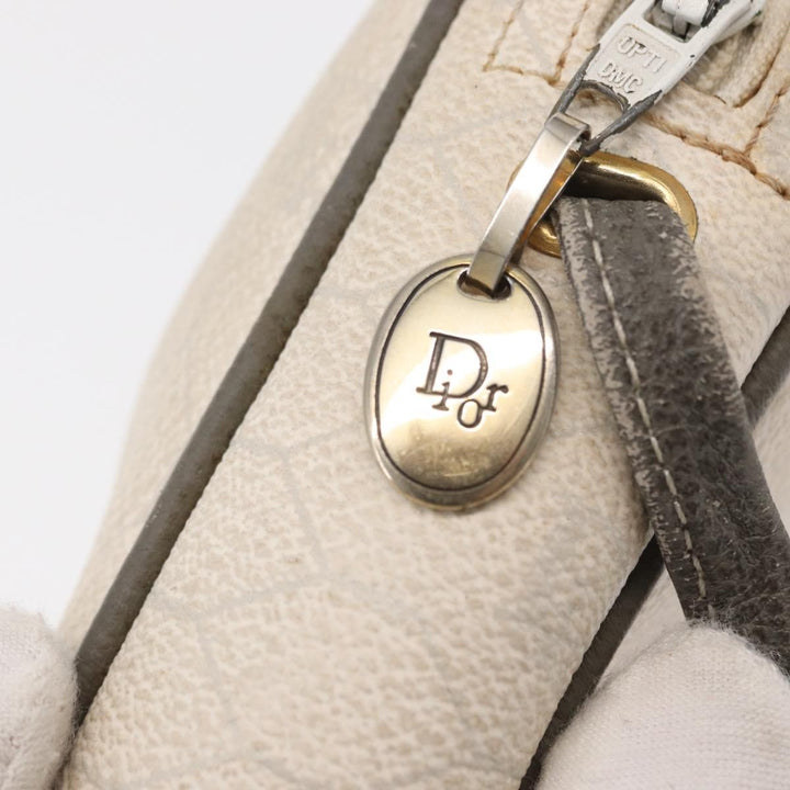 Christian Dior Vintage Honeycomb Shoulder Bag Canvas