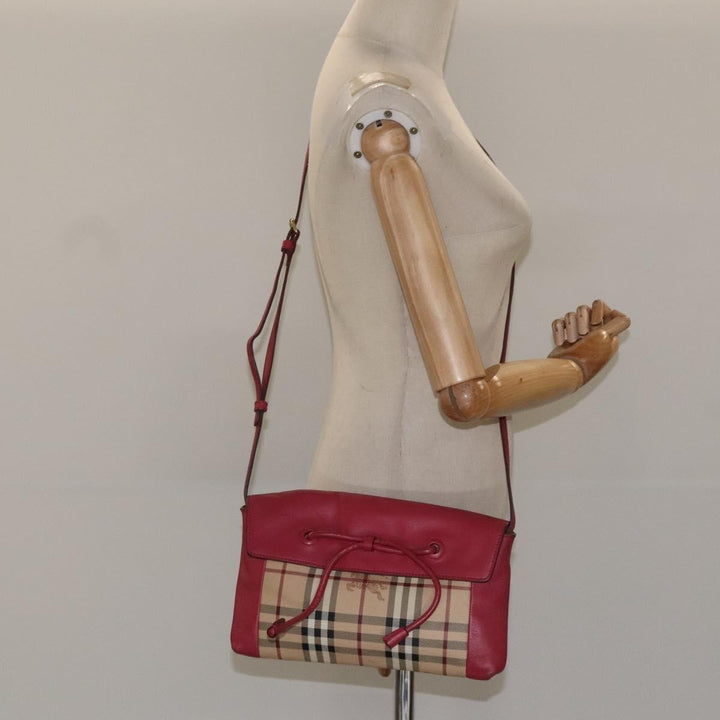 Burberry Nova check Shoulder bag Canvas and Leather