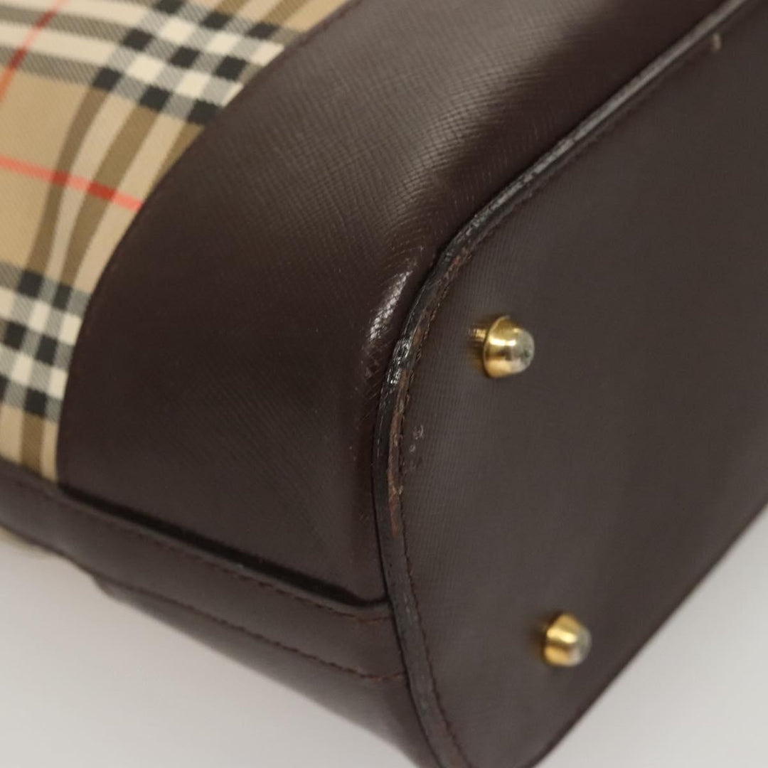 Burberry Nova check Shoulder bag Canvas and Leather
