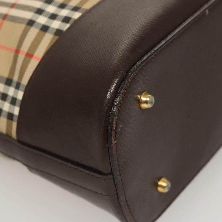 Burberry Nova check Shoulder bag Canvas and Leather