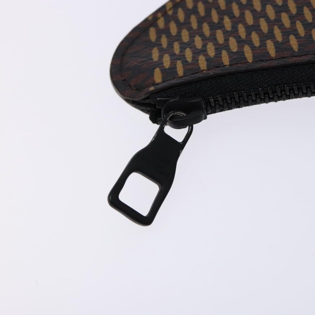 Louis Vuitton Nigo Duck Coin Holder Printed Leather and Limited Edition Giant Damier