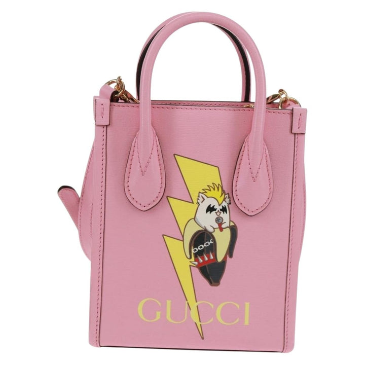 Gucci Vertical Tote Printed Leather