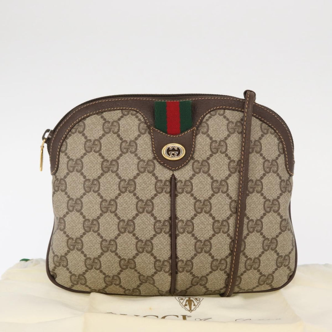 Gucci Vintage Web Crossbody Bag GG Coated Canvas
