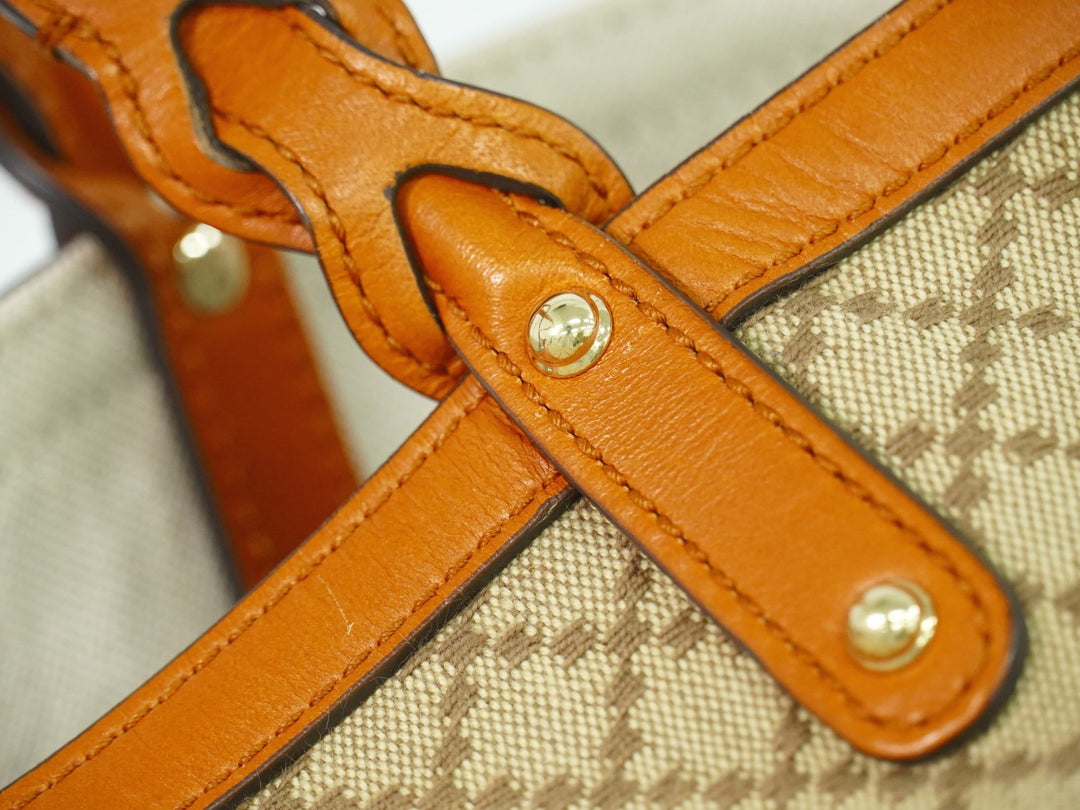 Gucci Craft Tote Diamante Canvas with Leather