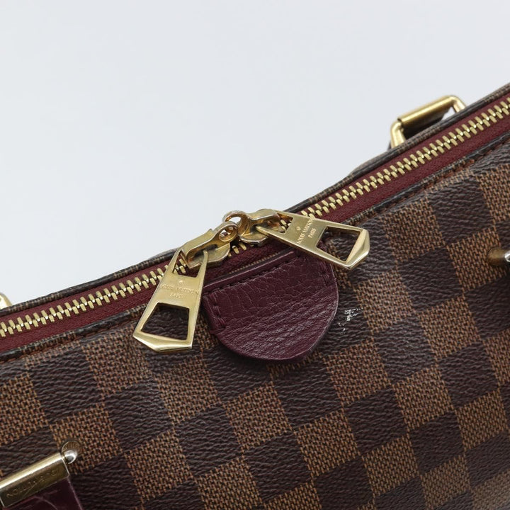 Louis Vuitton Hyde Park Handbag Damier with Leather