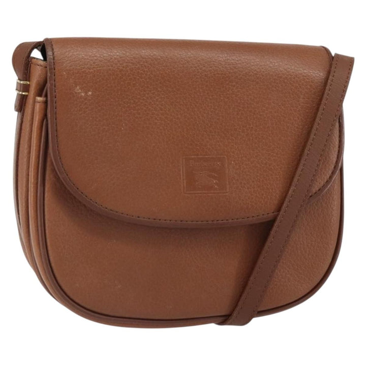 Burberry Vintage Flap Crossbody Bag Leather