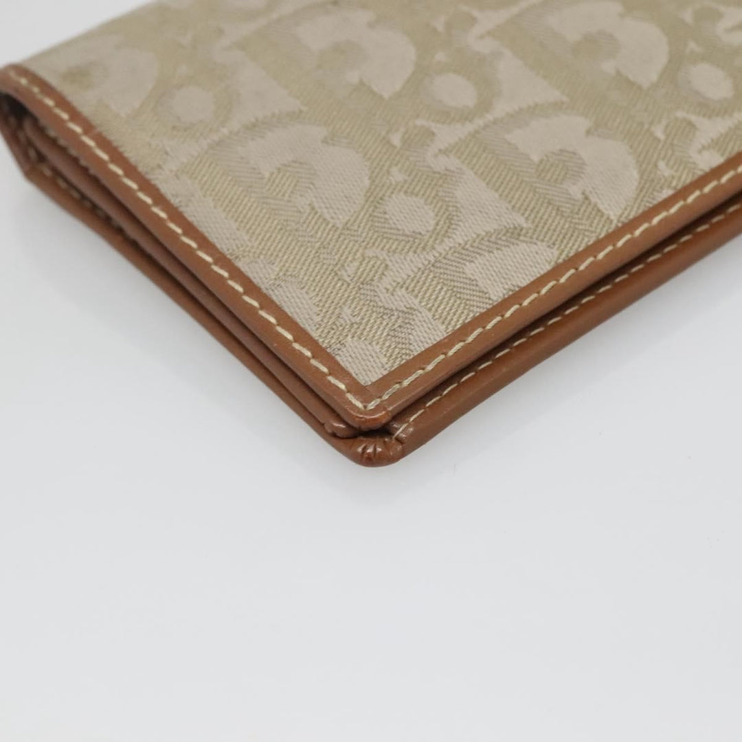 Christian Dior Trotter French Wallet Diorissimo Canvas