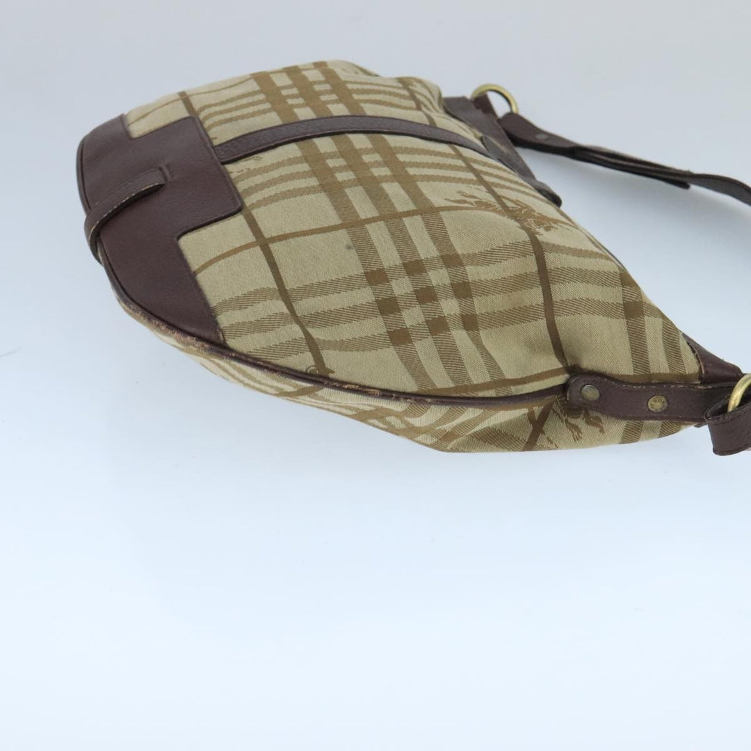 Burberry Nova check Shoulder bag Canvas and Leather