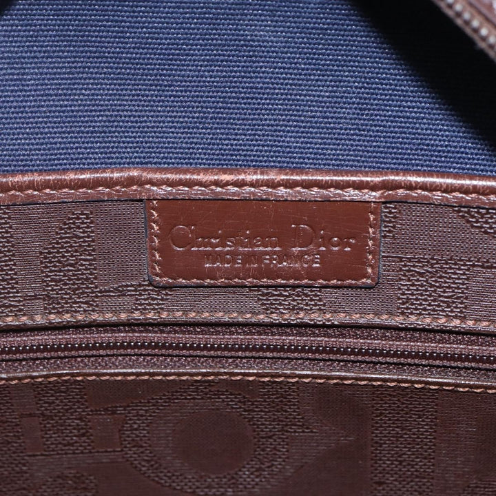 Christian Dior Vintage Trotter Handbag Canvas