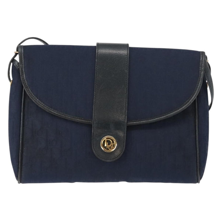 Christian Dior Vintage Trotter Shoulder Bag Canvas