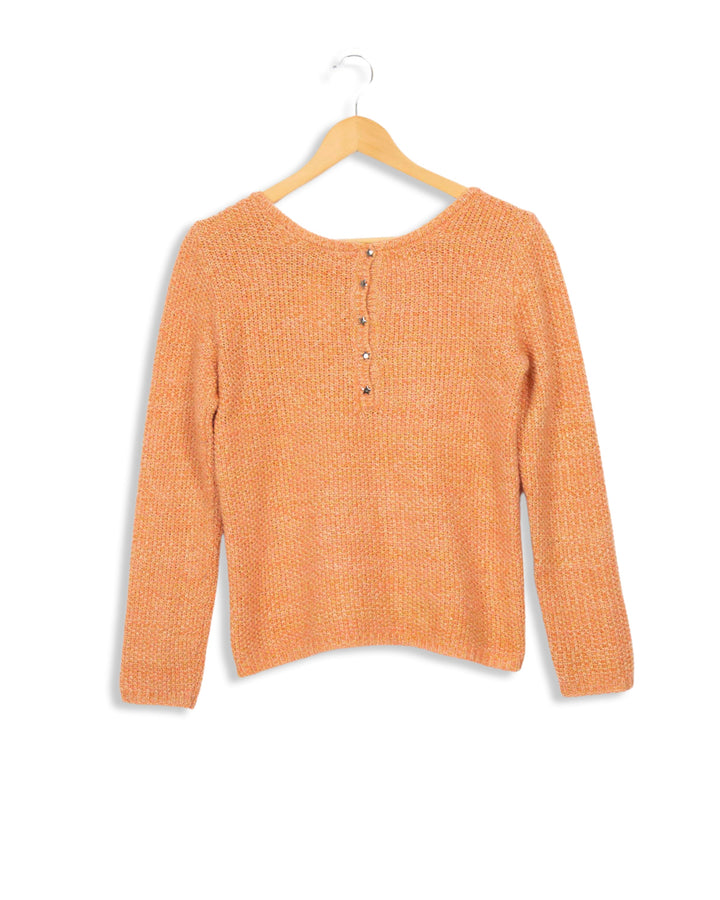 Pink and beige sweater - XS