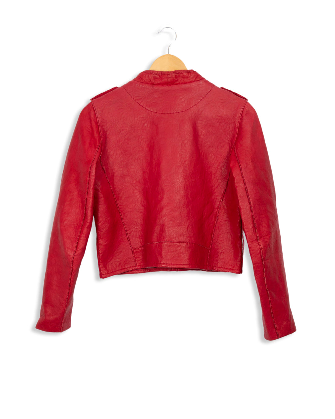 Red biker jacket - 40