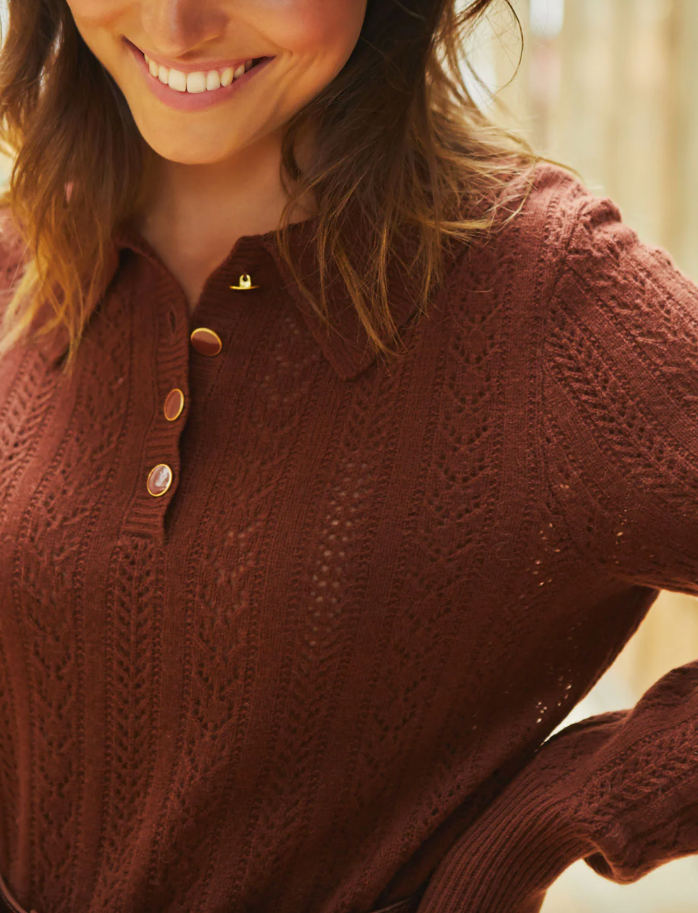 Brown Sweater - S