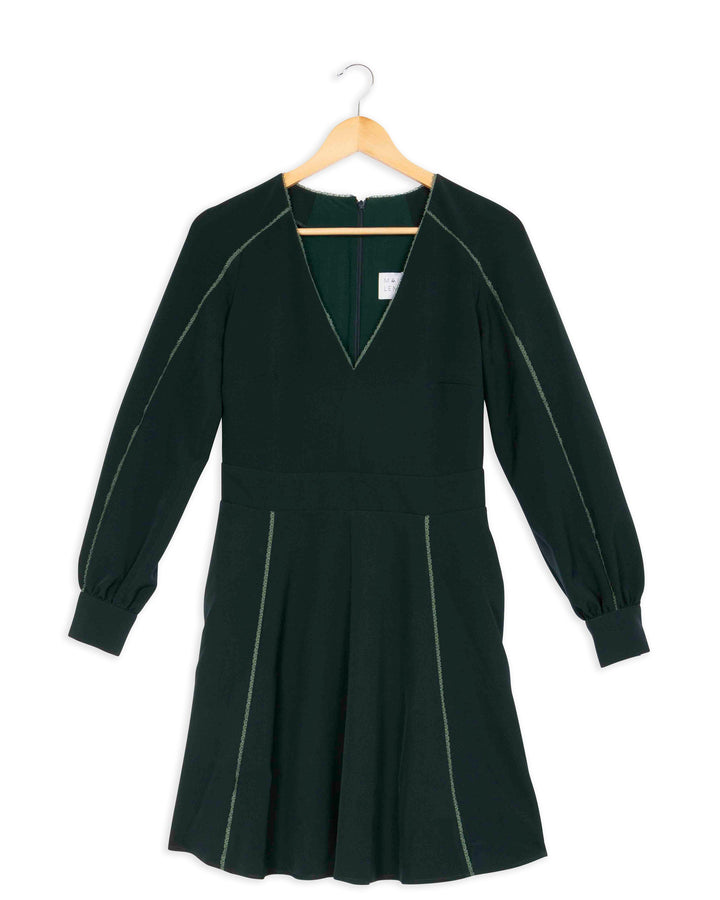 Robe April vert sapin - 38