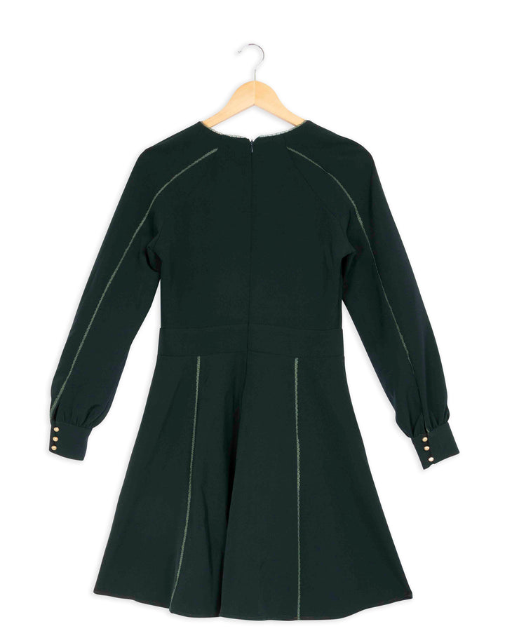 Robe April vert sapin - 38