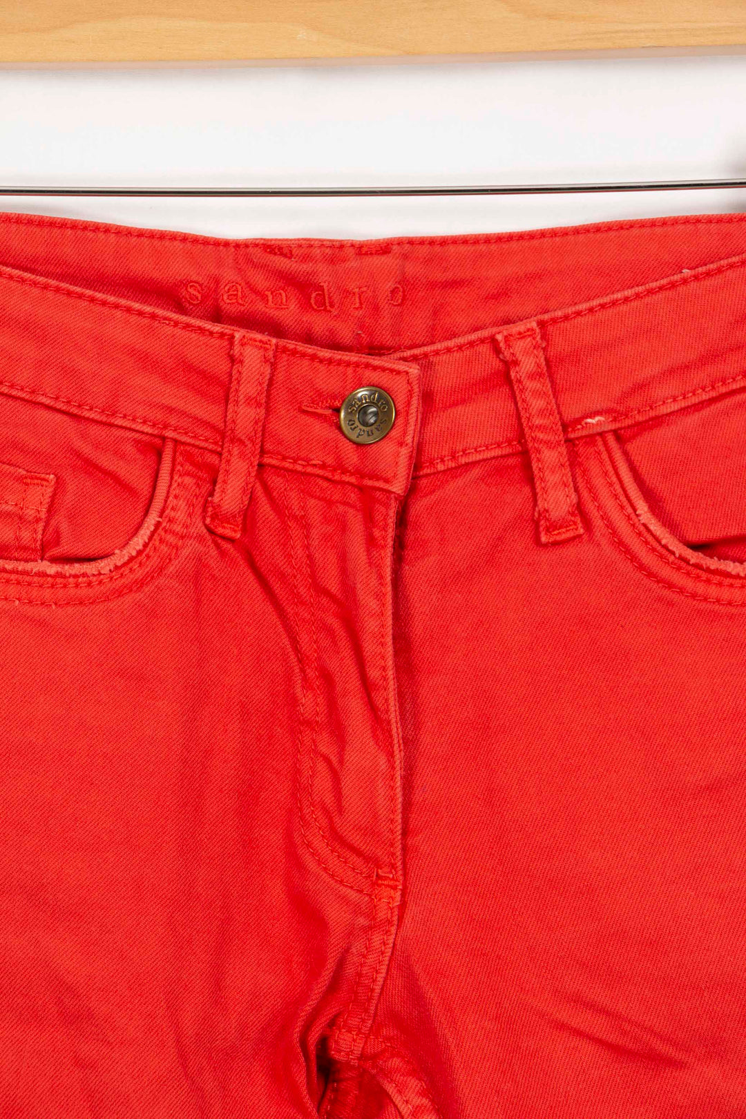 Sandro red jeans - 34