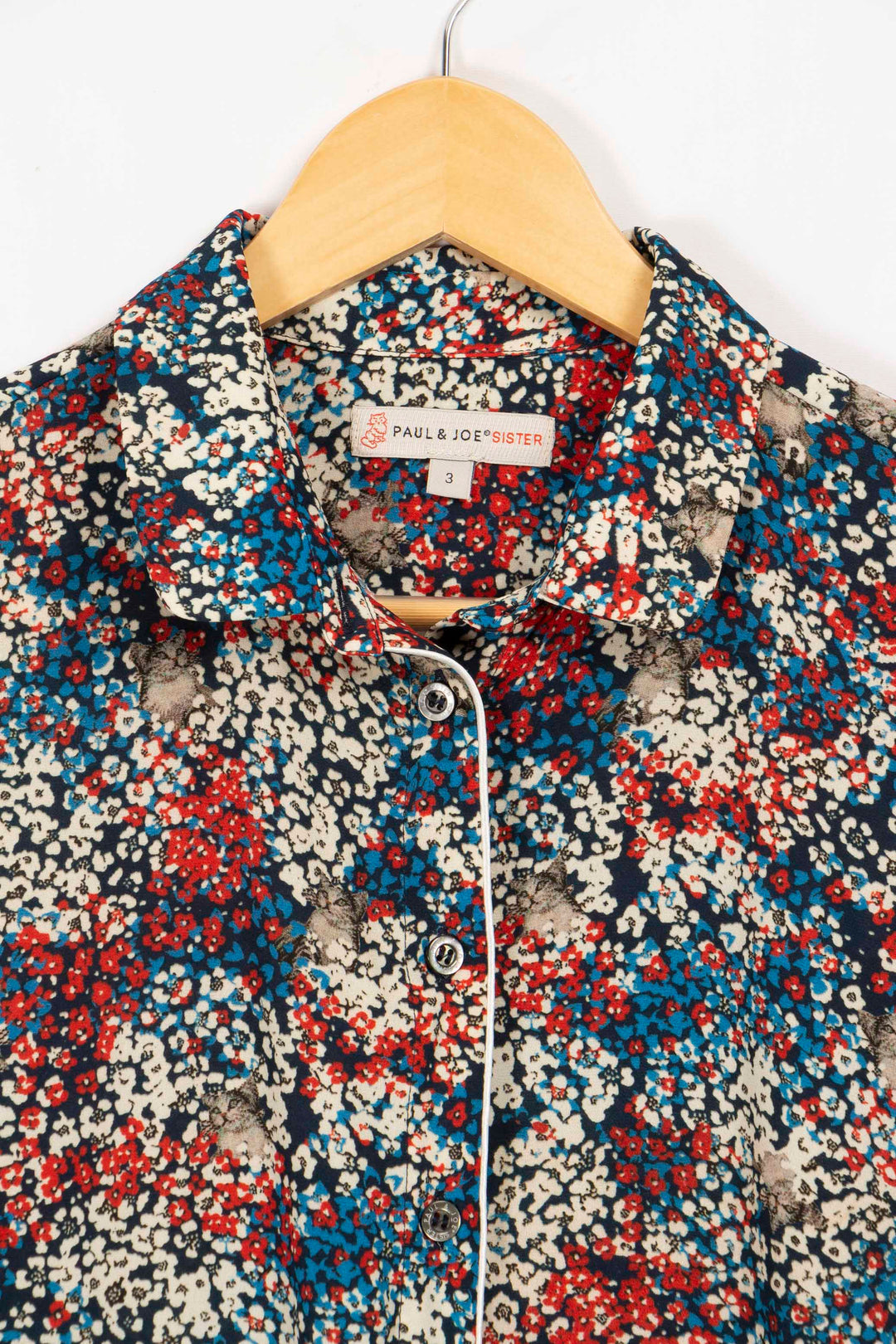 Paul &amp; Joe multicolor patterned shirt - T3