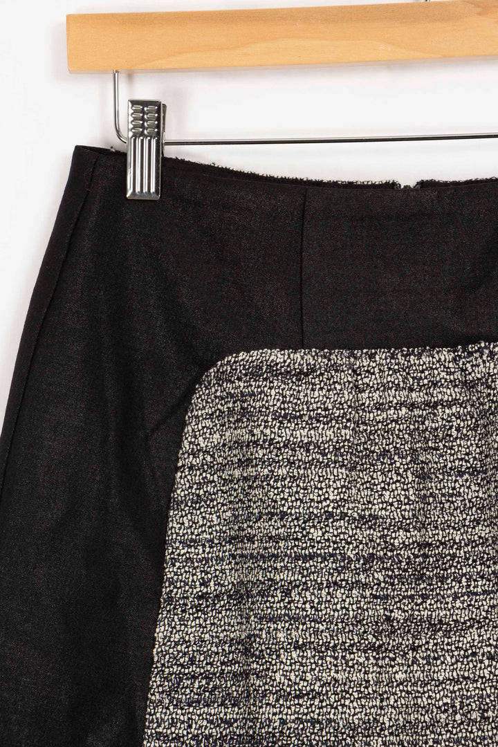 Short black and gray skirt Comptoir des Cotonniers - 38
