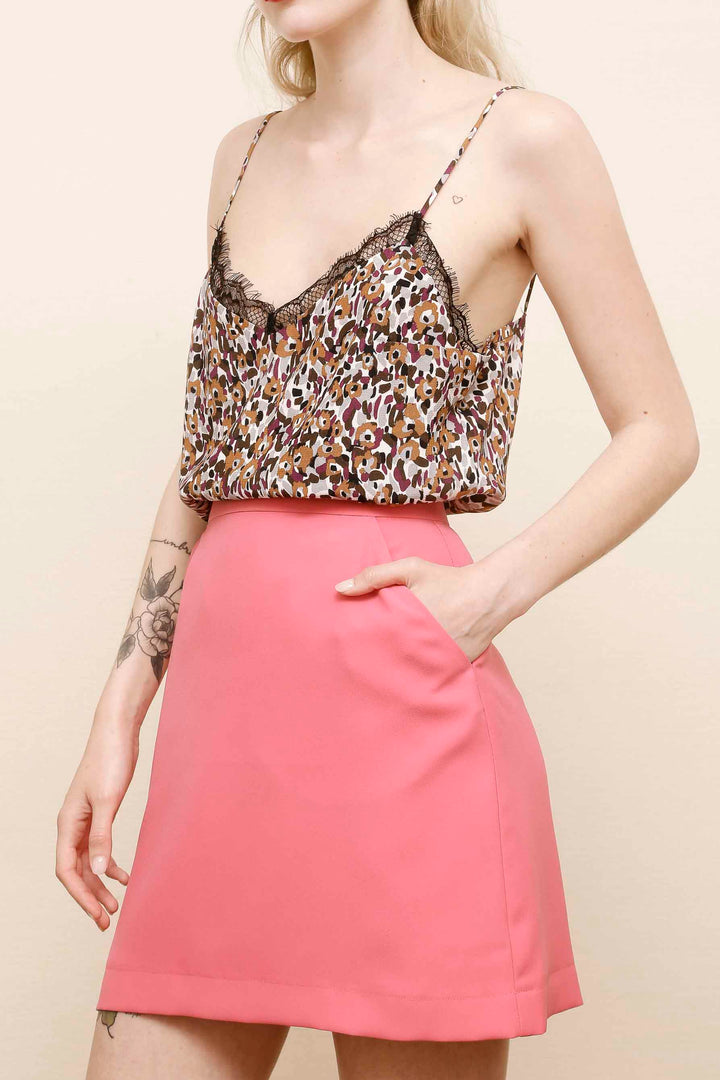 Pink Jade skirt - 38 - Laura Laval