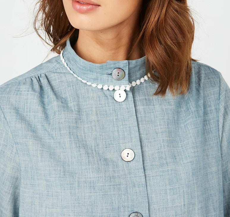 Marie-Sophie shirt in Chambray - 36