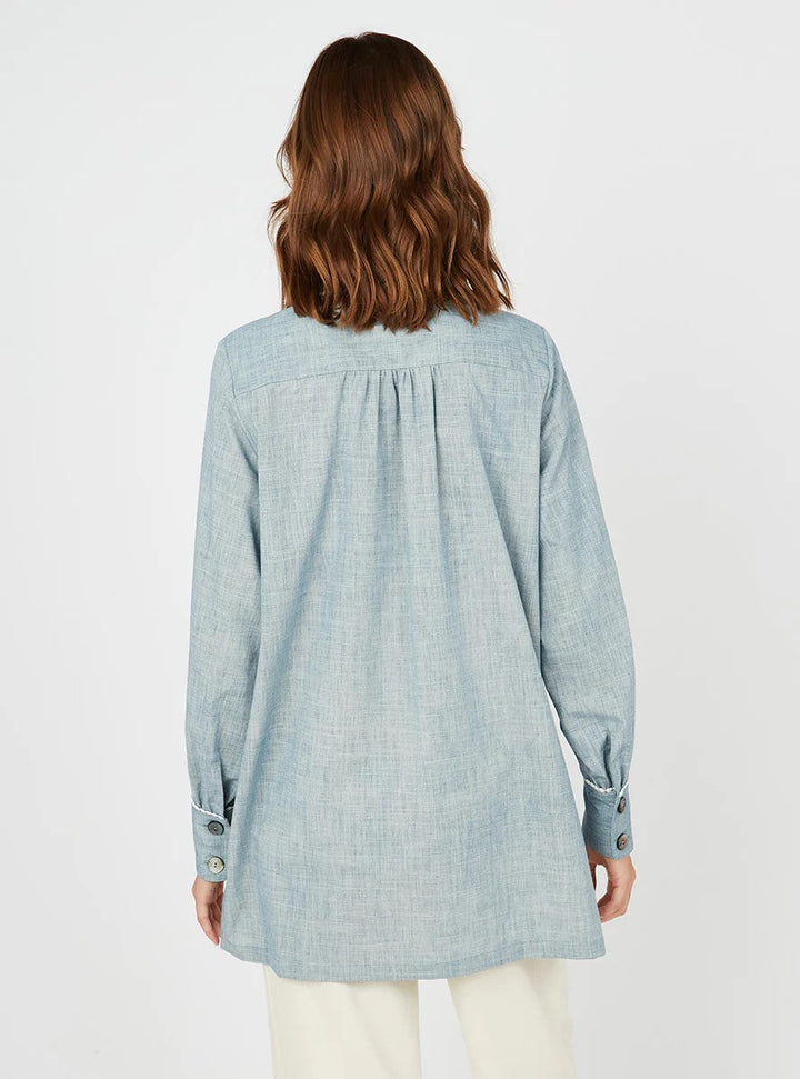 Marie-Sophie-Hemd aus Chambray – 36