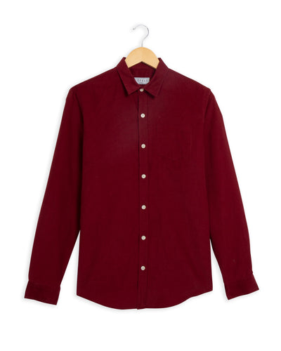 Chemise Milleraie mixte Bordeaux - S