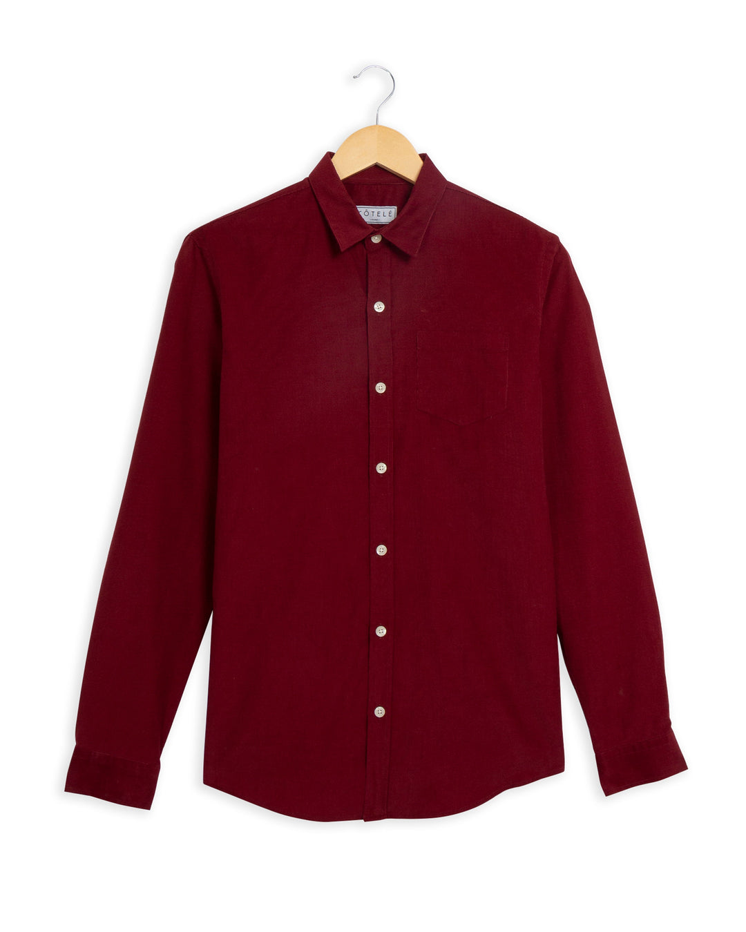 Chemise Milleraie mixte Bordeaux - XS