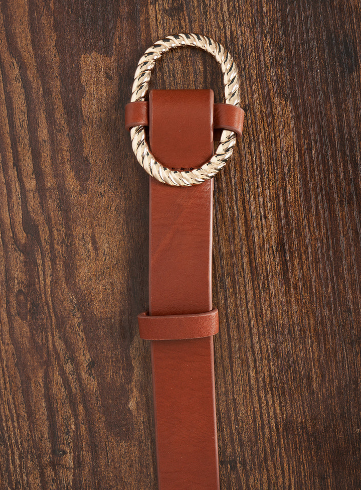 Cowhide leather belt - T2 - Petite Mendigote