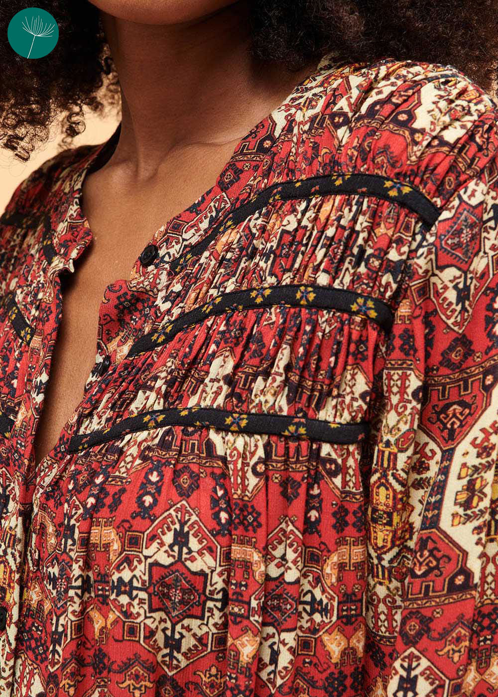Blouse Charm La Fée Maraboutée - S