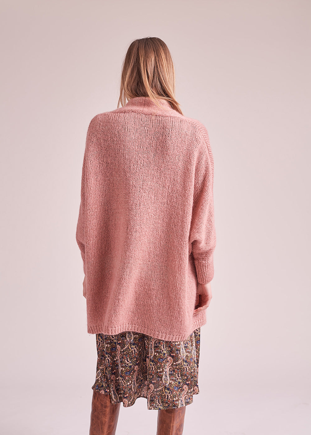Gilet bleu foncé à paillettes La Fée Maraboutée - S
