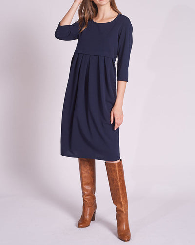Robe bleu marine La Fée Maraboutée - 38