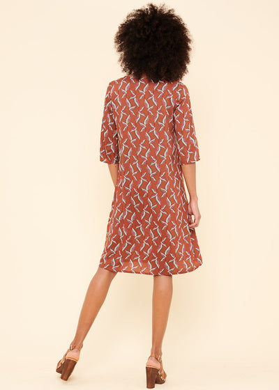 Robe marron La Fée Maraboutée - 38