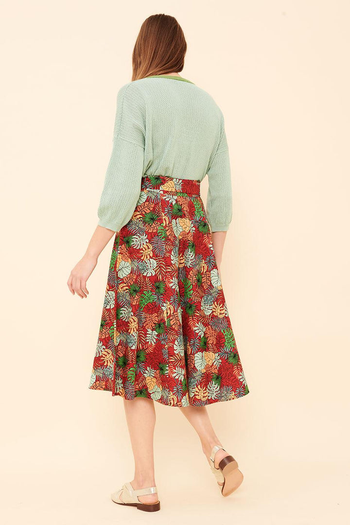 Tropical pattern skirt - 40