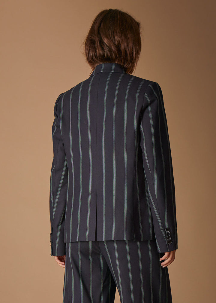 La Fée Maraboutée striped suit jacket - 40