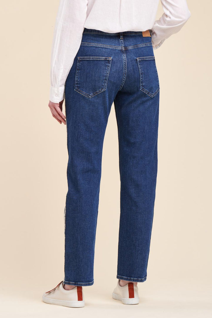 Straight jeans in organic cotton - 34