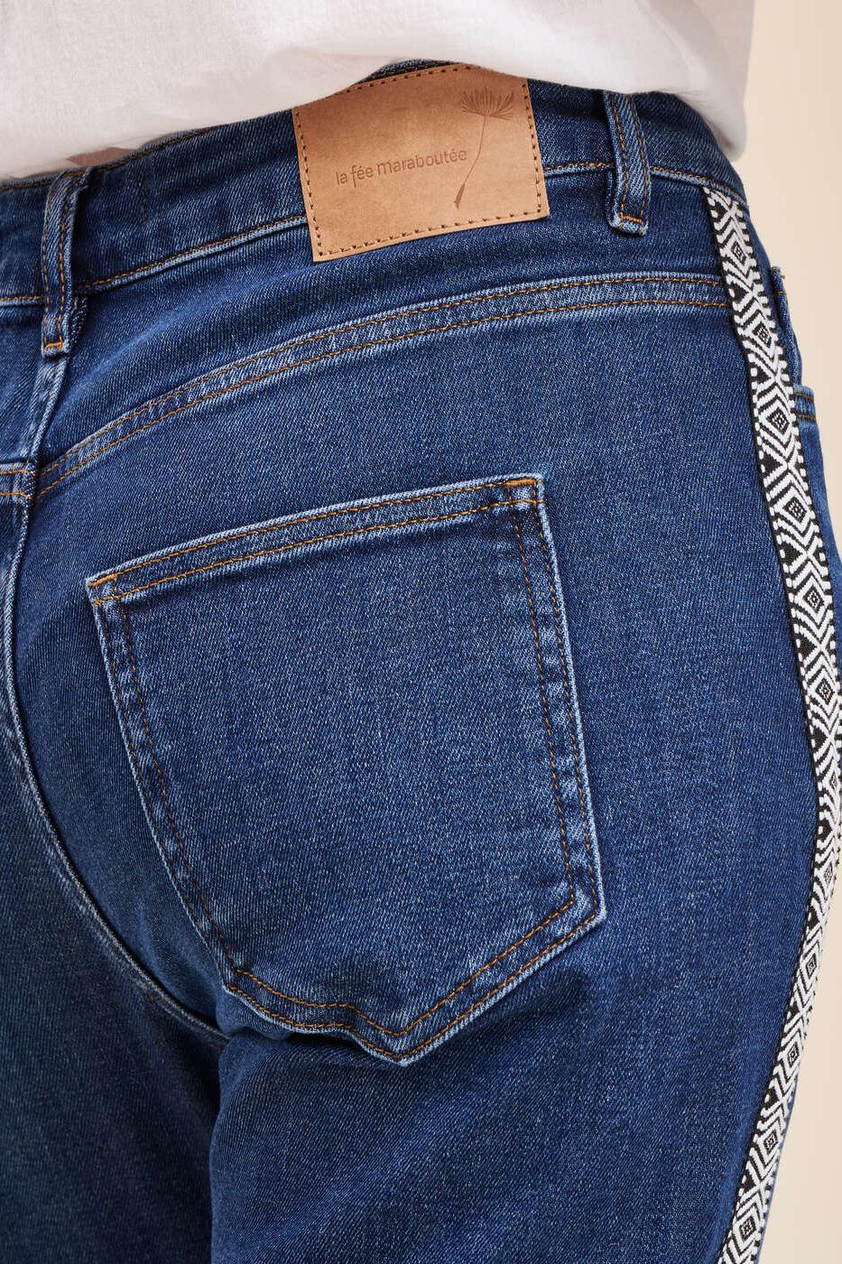 Straight organic cotton jeans - 36
