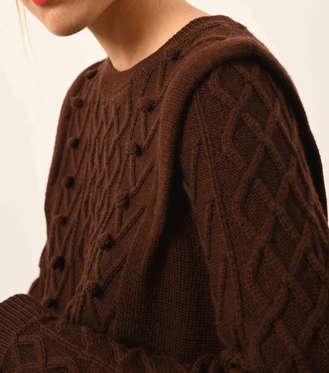 Marguerite sweater - Mocha - S